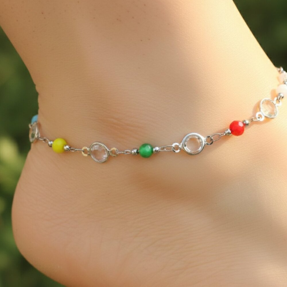 "Elegant Handmade Anklet – Delicate Jewelry for Women, MAR091925